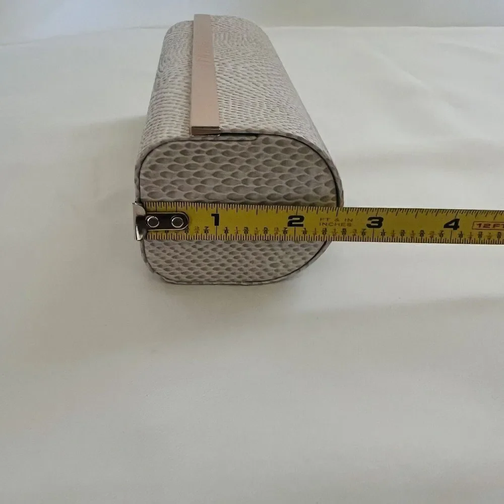 Jimmy Choo Lizard Embossed Sunglasses Case With Cleaning Cloth Eyeglasses Box